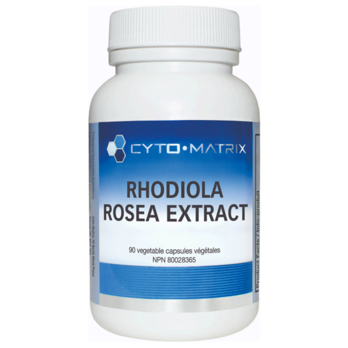 Cyto-Matrix Rhodiola Rosea Extract 90 Vegetable Capsules