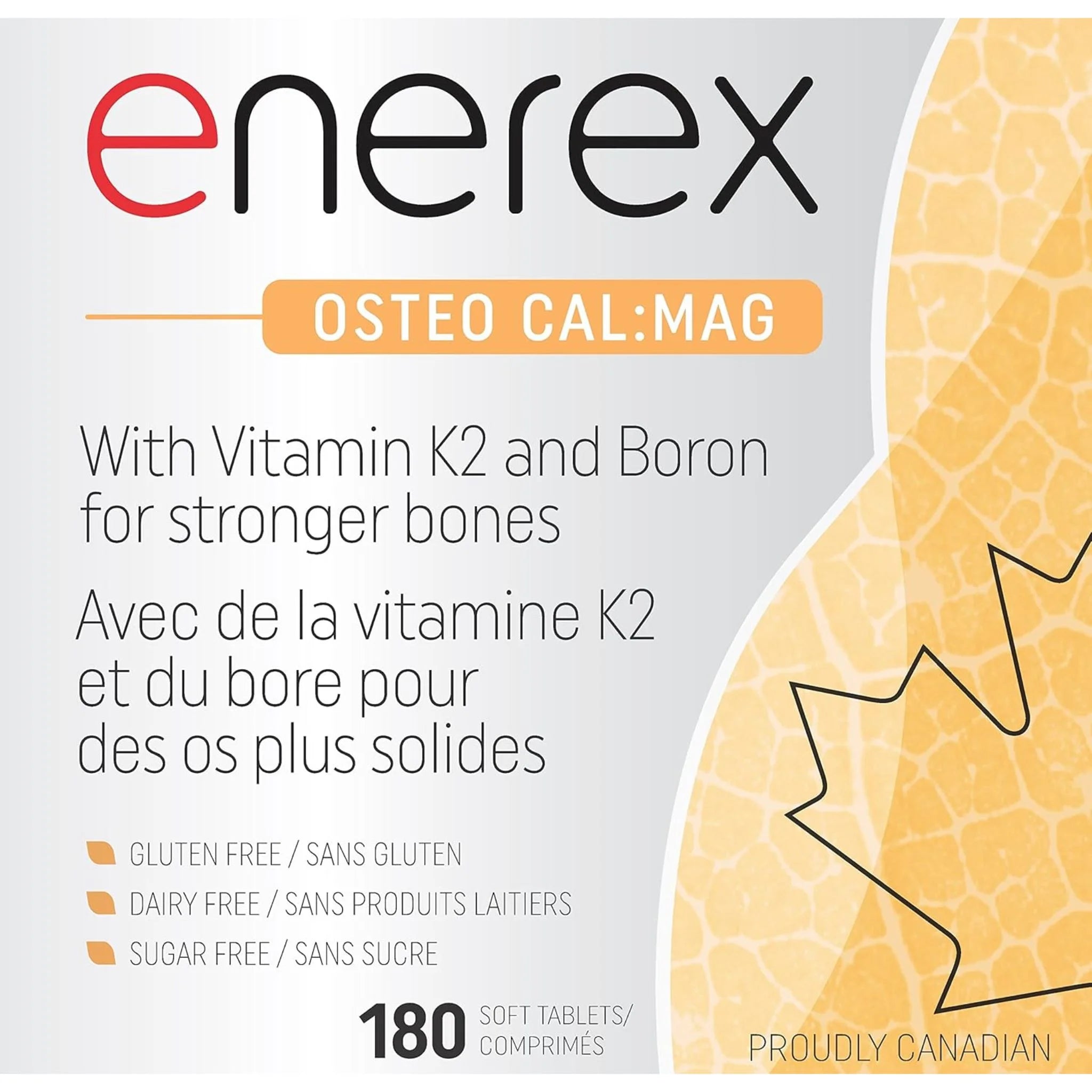 Enerex Osteo Cal-Mag 180 Tablets