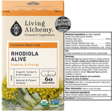 Living Alchemy Rhodiola Alive 60 Veg Capsules