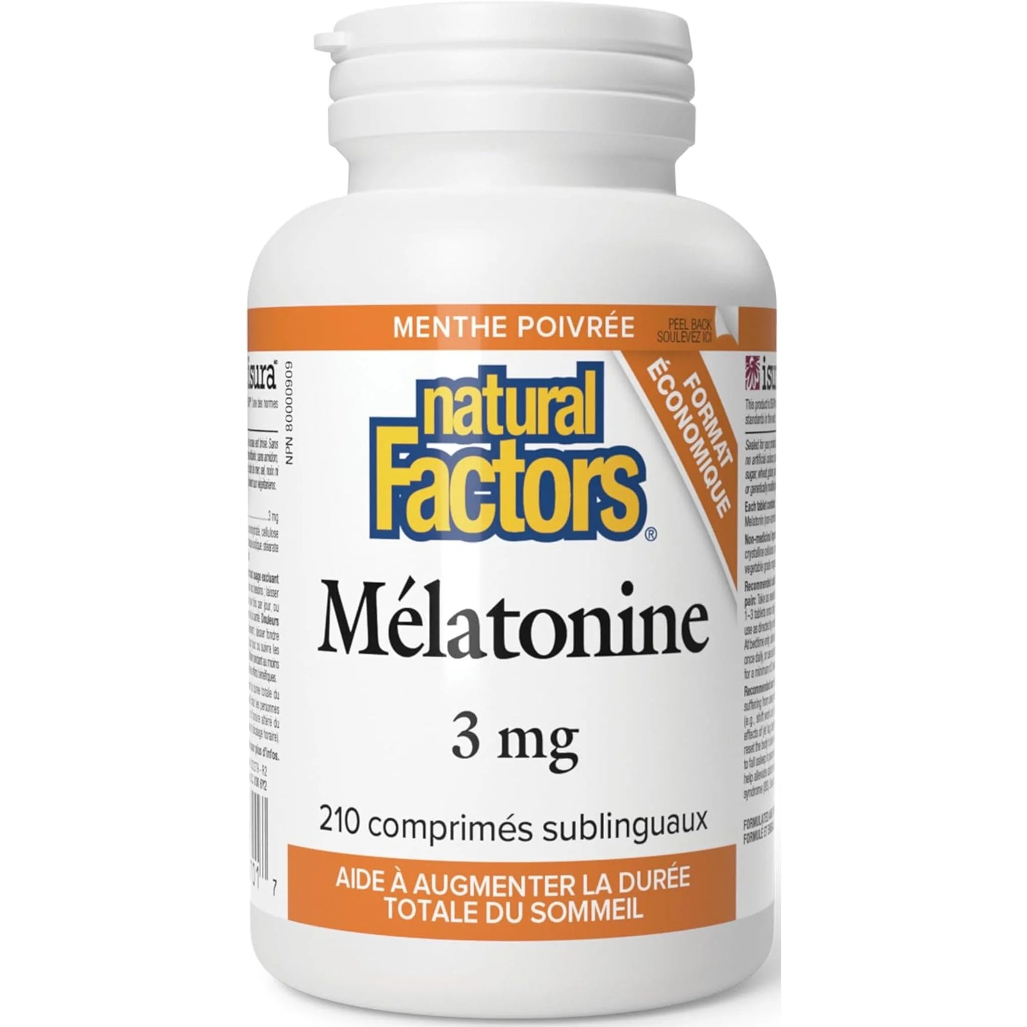 Natural Factors Melatonin 3mg 210 Tablets