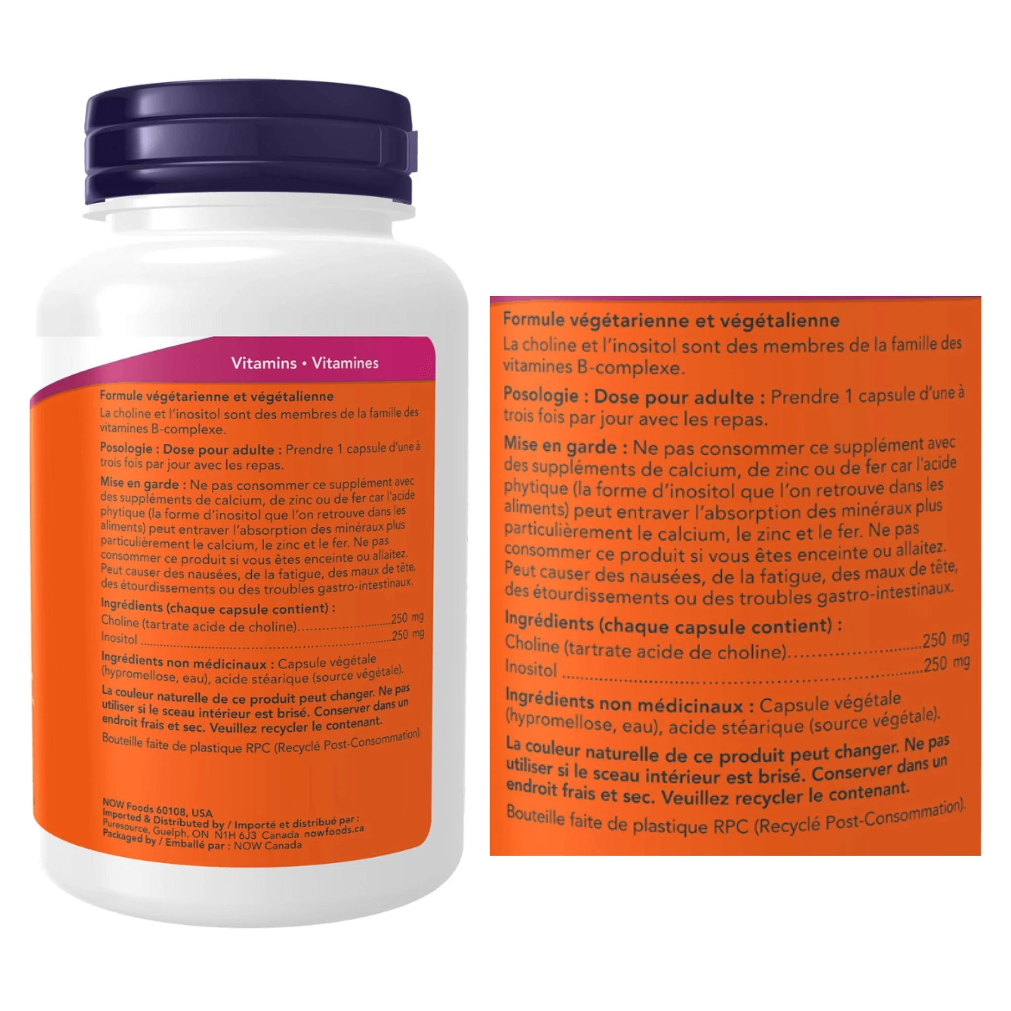 Now Choline & Inositol 100c