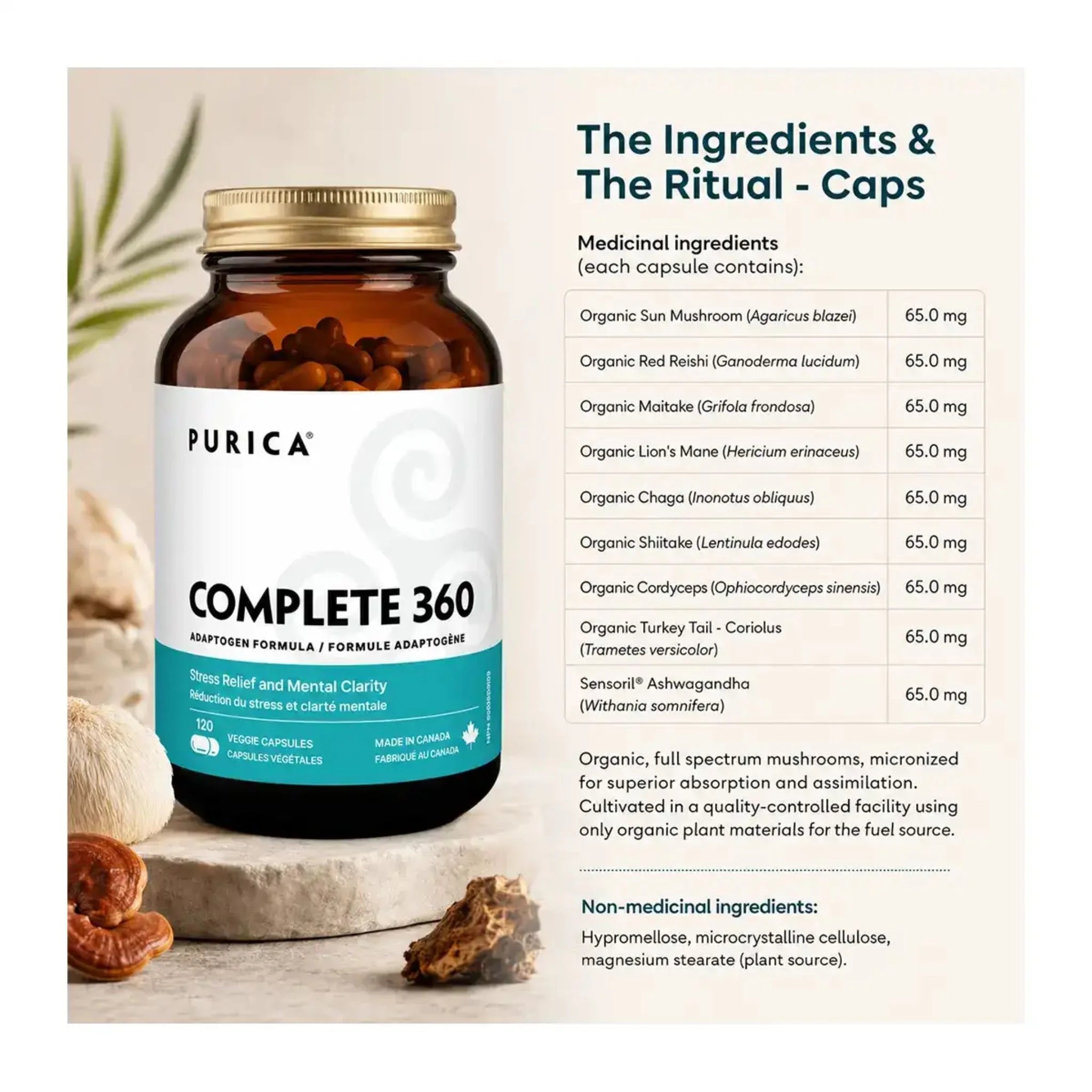 Purica Complete 360 120 Vegan Capsules