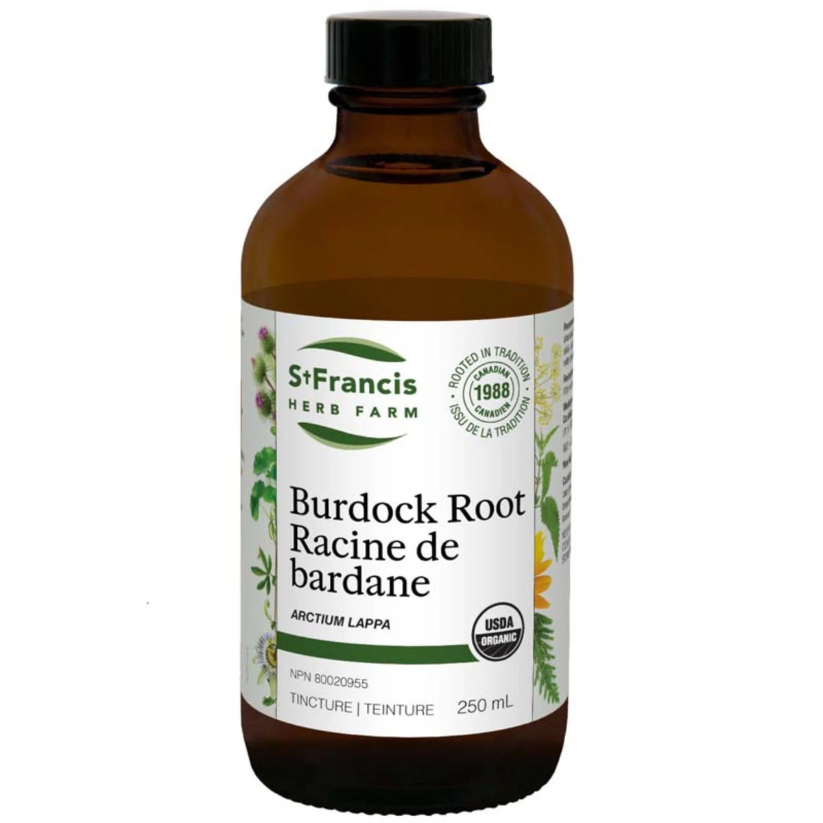 St. Francis Herb Burdock Root 250ml - Nature's Source Inc