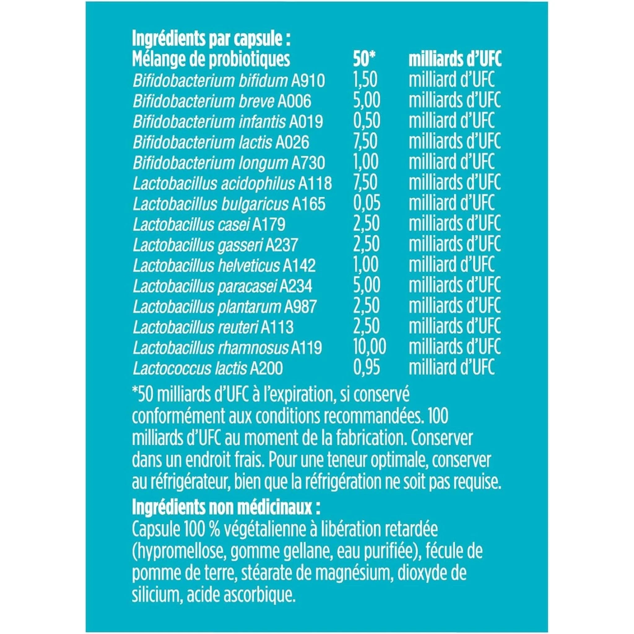 Genuine Health Advanced Gut Health Probiotic 50 Billion 60 Veg Caps - Nature's Source Inc
