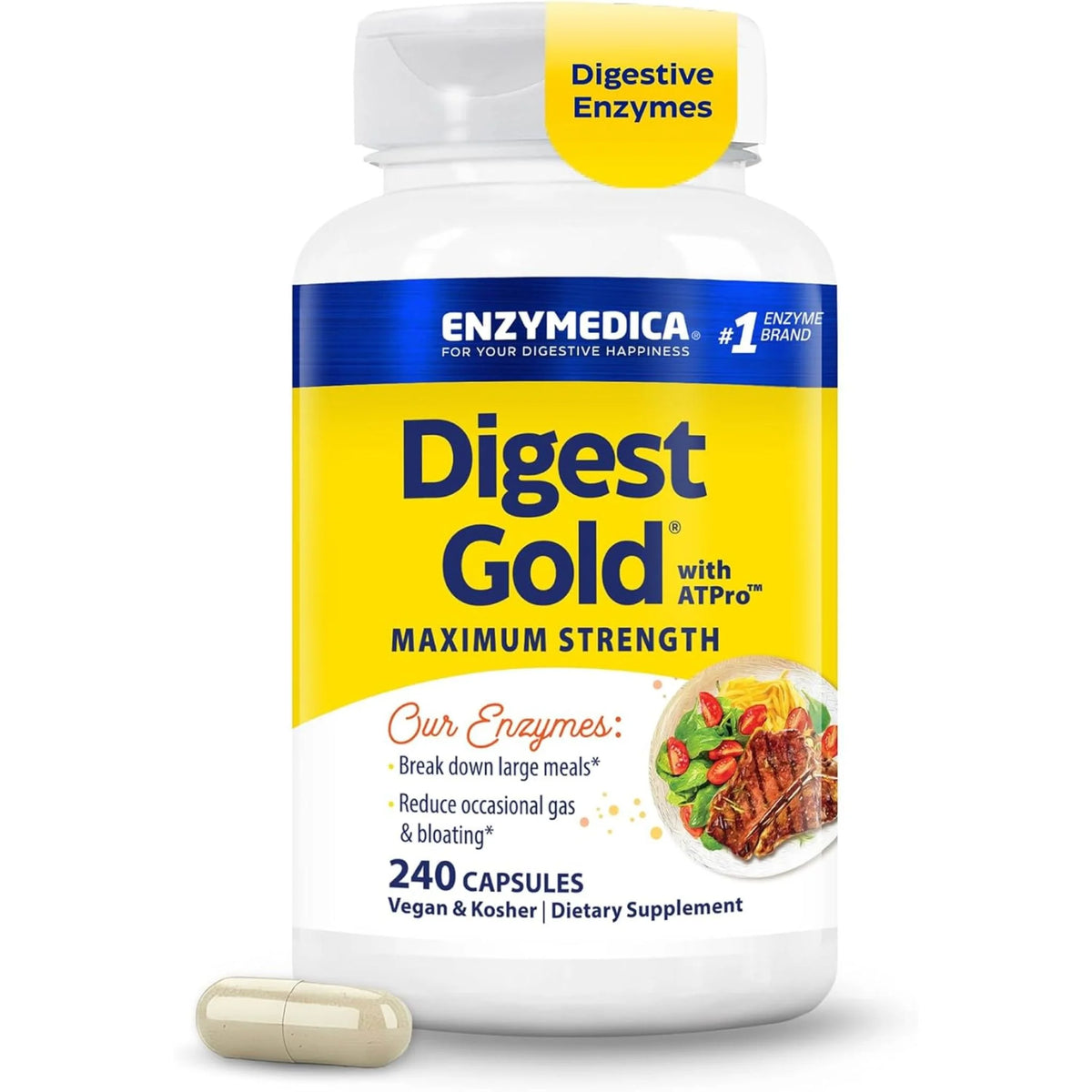 Enzymedica Digest Gold 240 Capsules - Nature's Source Inc