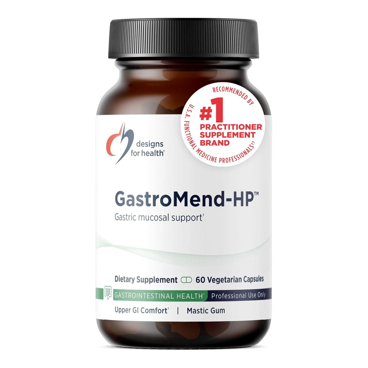 Designs for Health GastroMend HP 60 Vegan Capsules - Nature's Source Inc