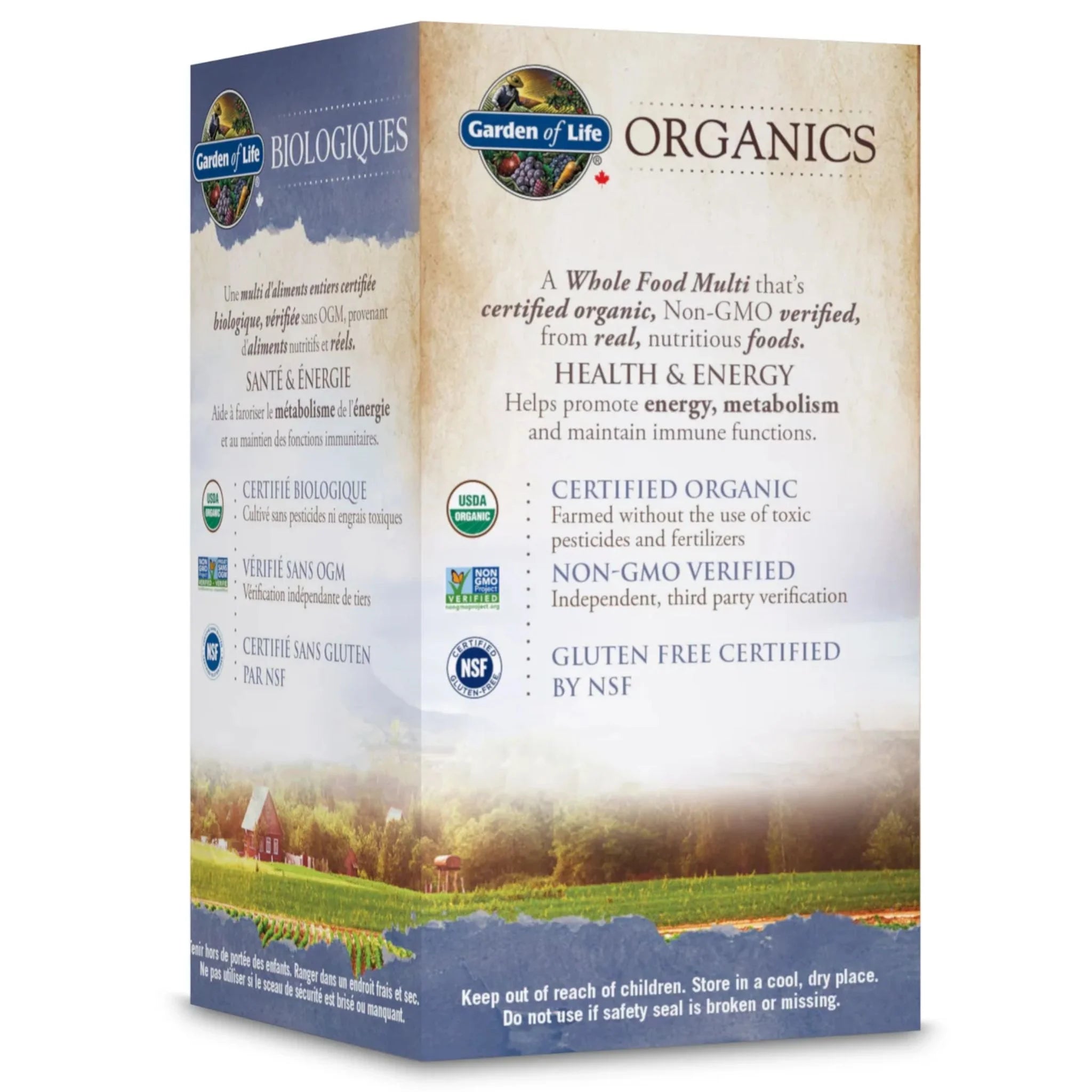 Garden Of Life Organics Men's Once Daily Multivitamin 30 Vegan Tablets