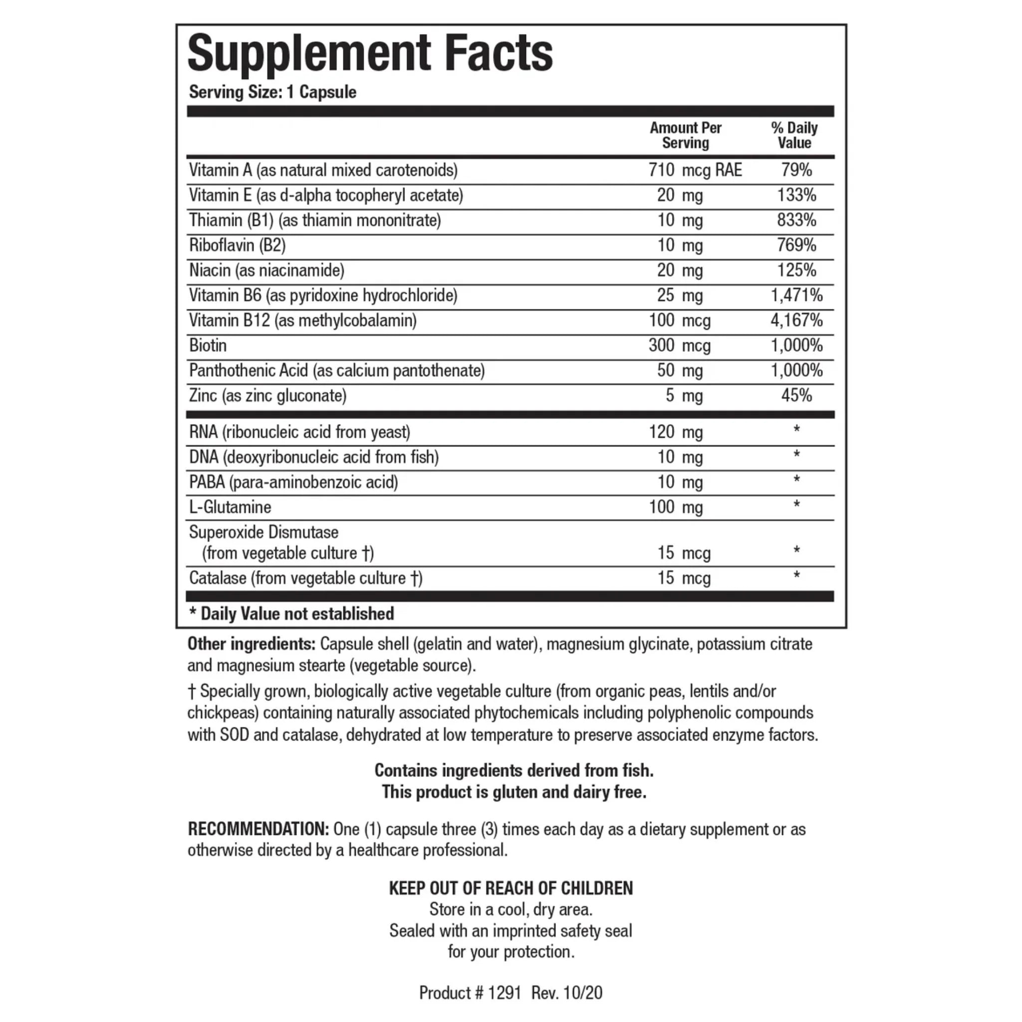 Biotics Research Nuclezyme Forte 90c - Nature's Source Inc