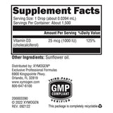 Xymogen D3 Liquid 60ml - Nature's Source Inc