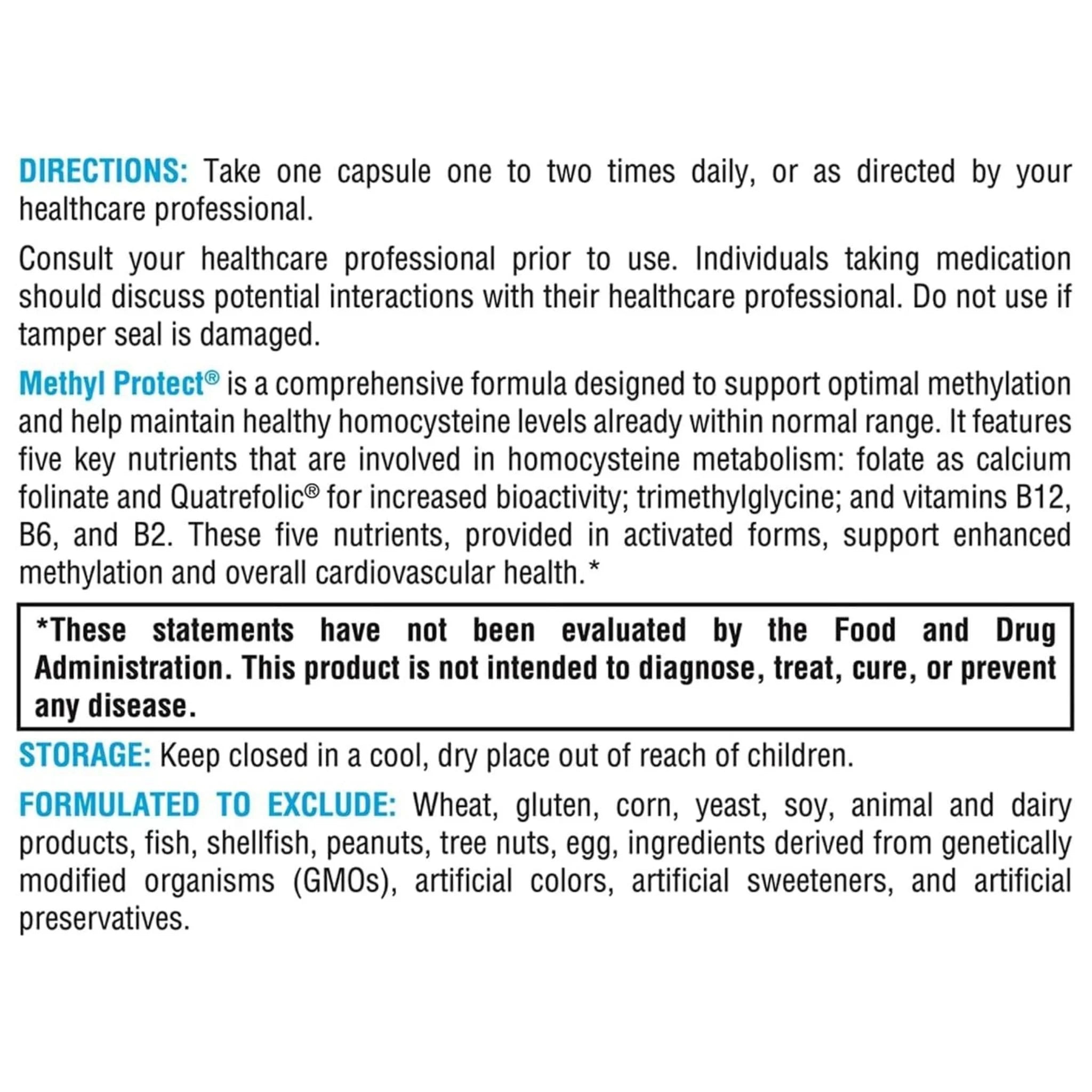 Xymogen Methyl Protect 60vc - Nature's Source Inc