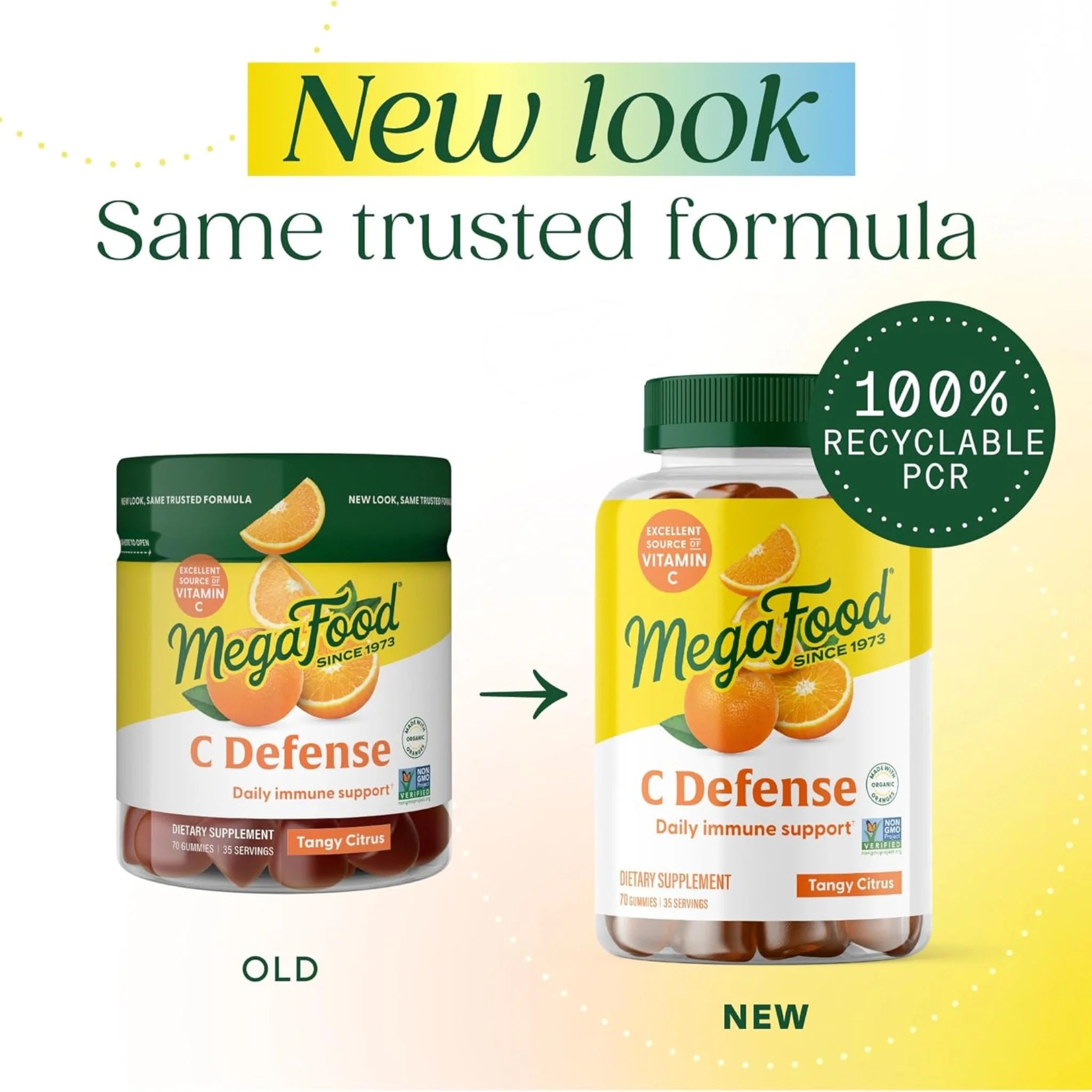 MegaFood Vitamin C Citrus 70 Gummies