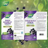 Natures Way Organic Sambucus Elderberry - Cold And Flu 120ml
