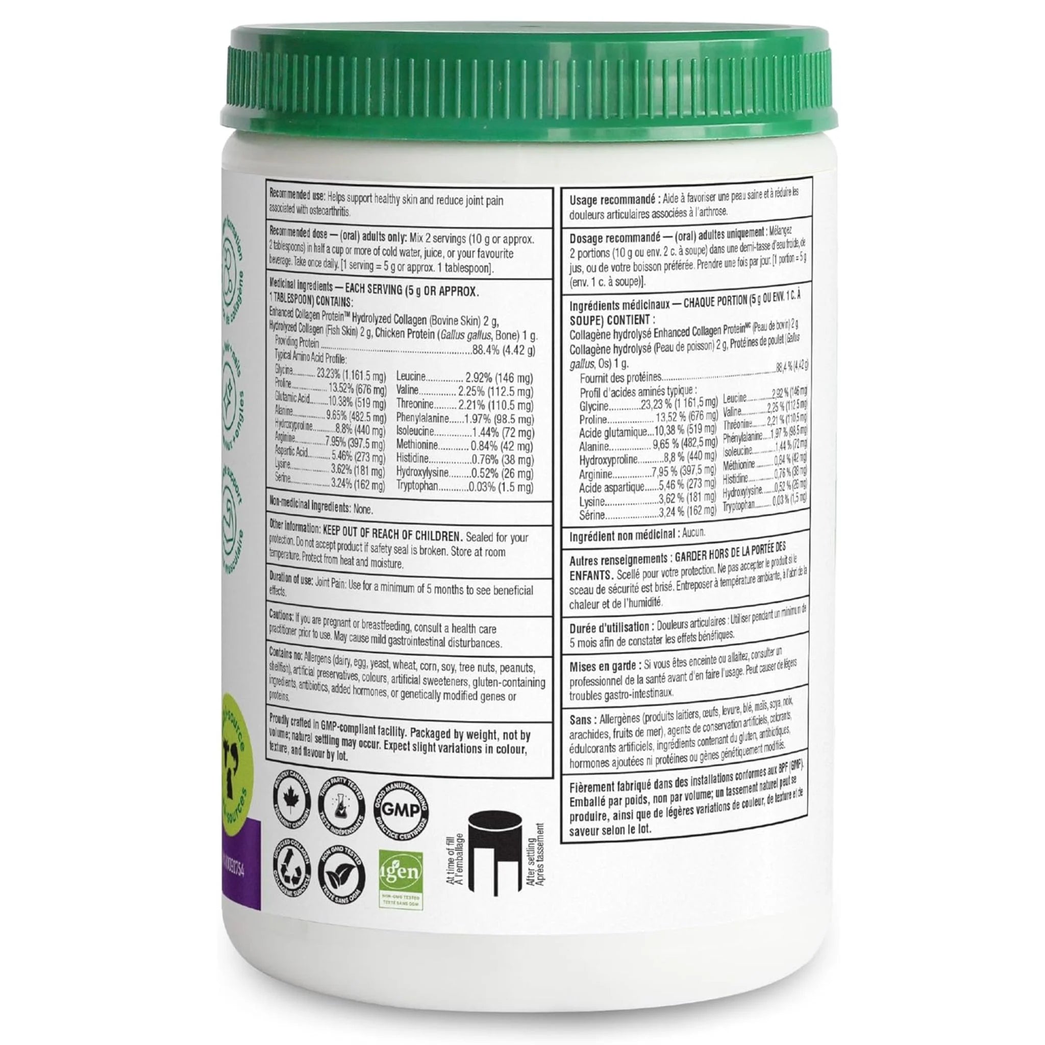 Organika Full Spectrum Collagen 250g - Nature's Source Inc