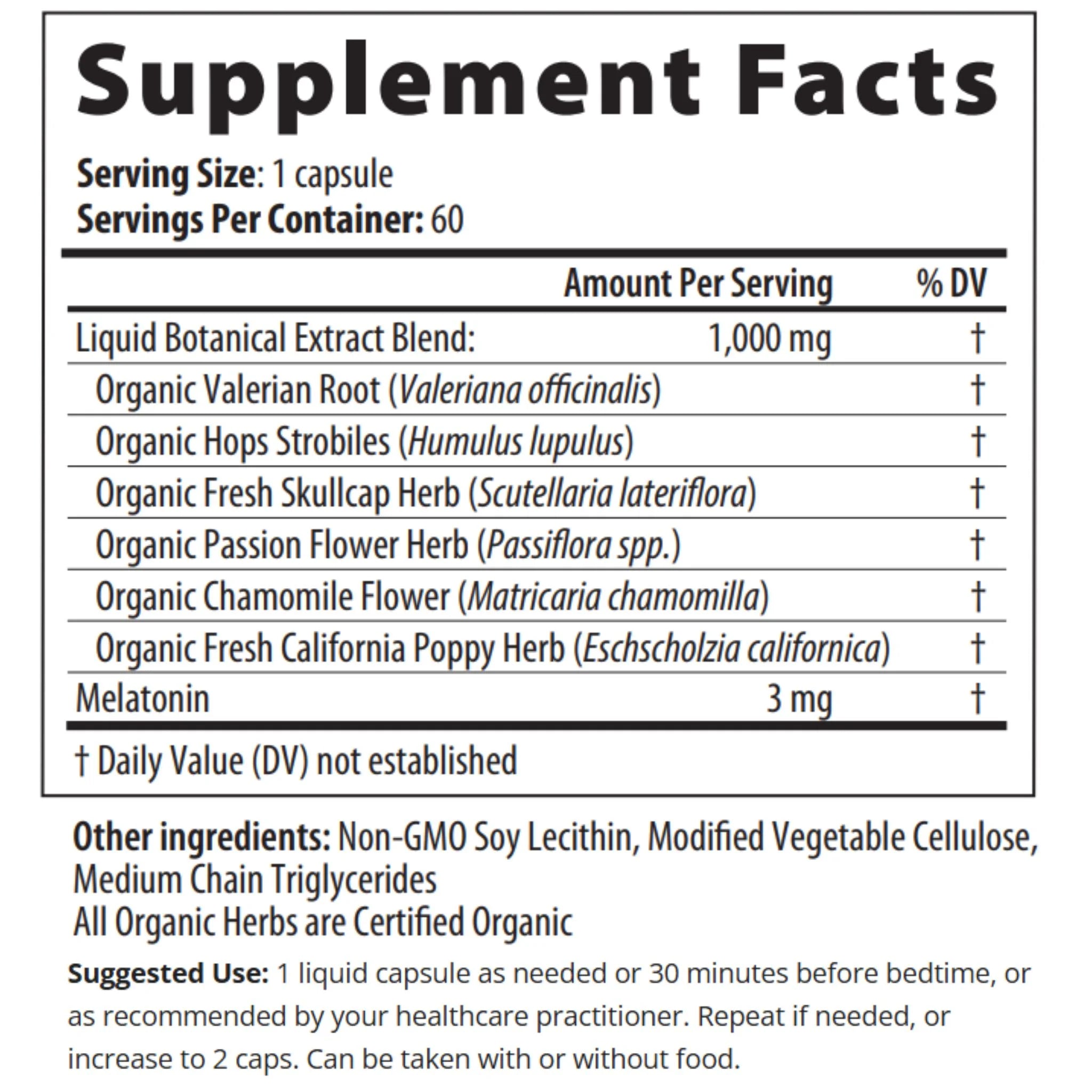 Restorative Formulations Sleep 60 Vegi Capsules