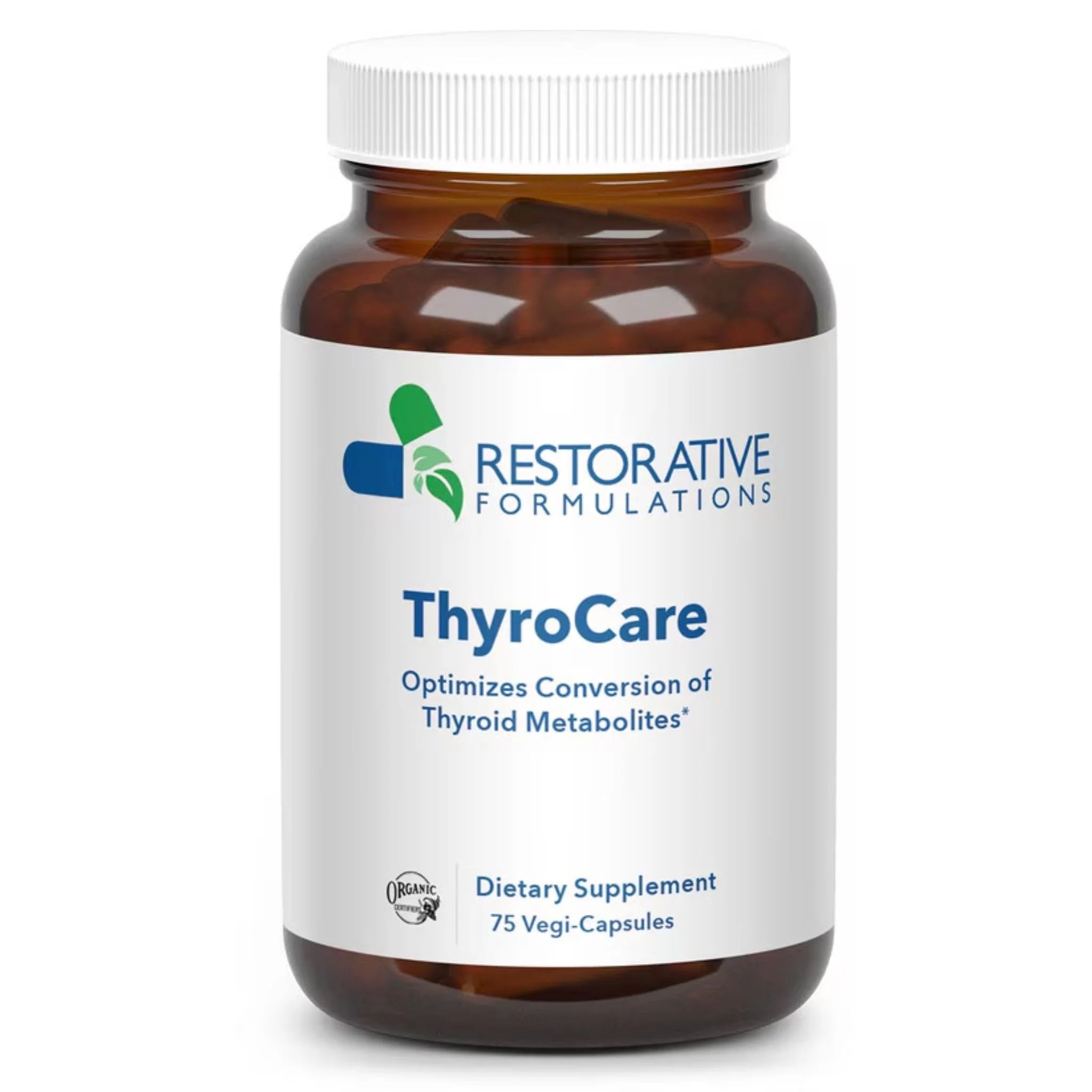 Restorative Formulations ThyroCare 75 Vegi - Capsules - Nature's Source Inc
