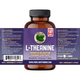Pure Lab Vitamins L-Theanine 250mg, 60 Vegan Capsules