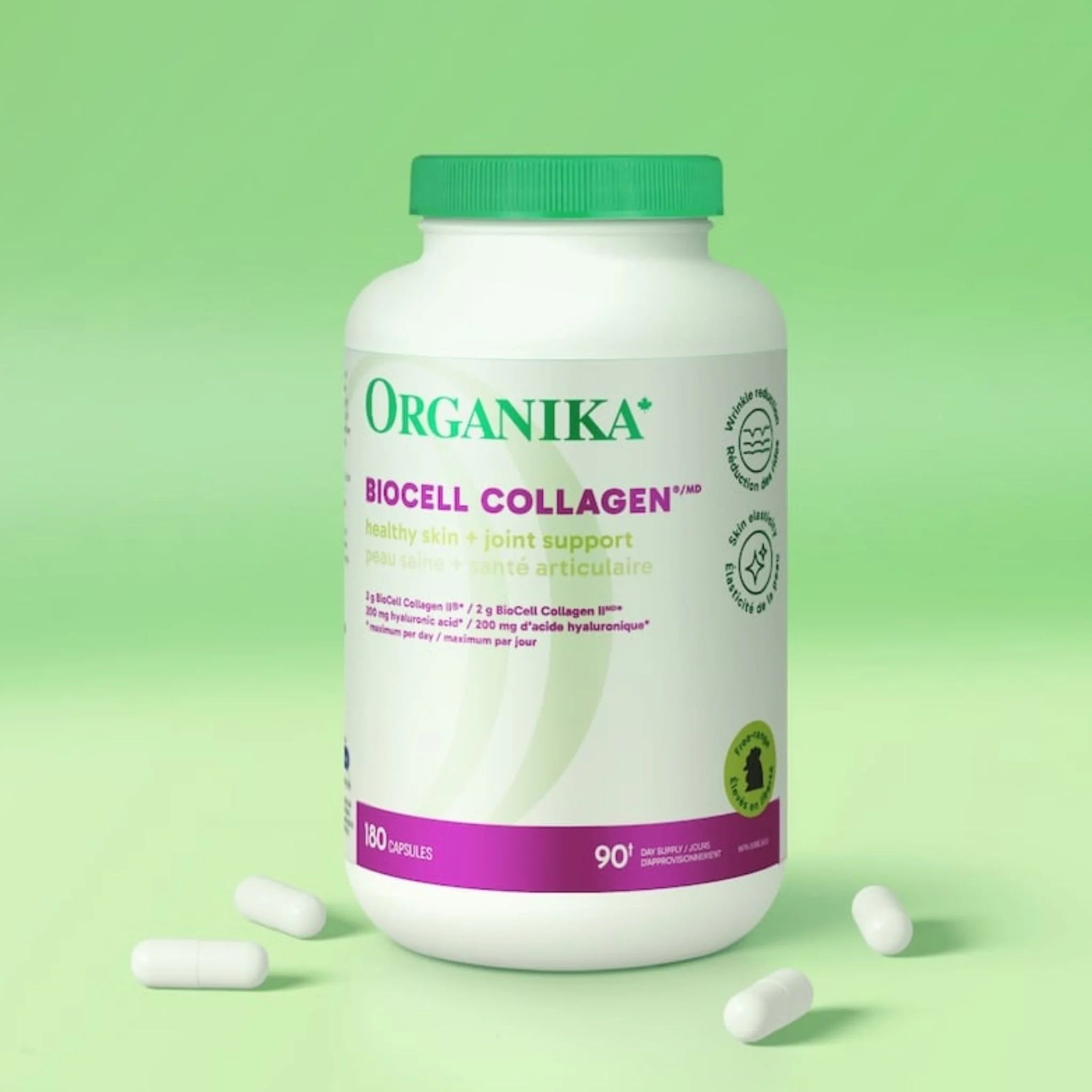 Organika Biocell Collagen 180 Veg - Caps - Nature's Source Inc