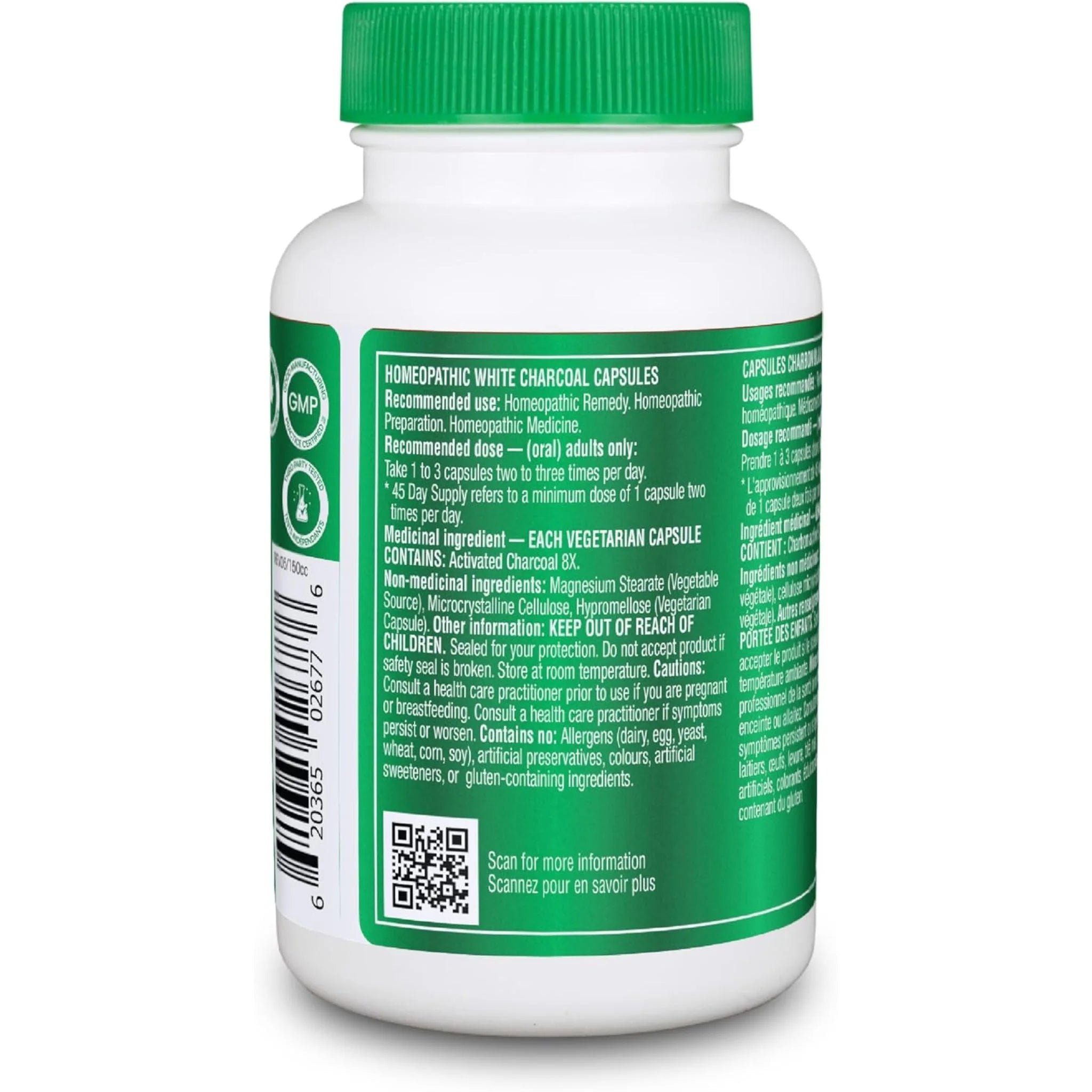 Organika Activated Charcoal 90vcaps