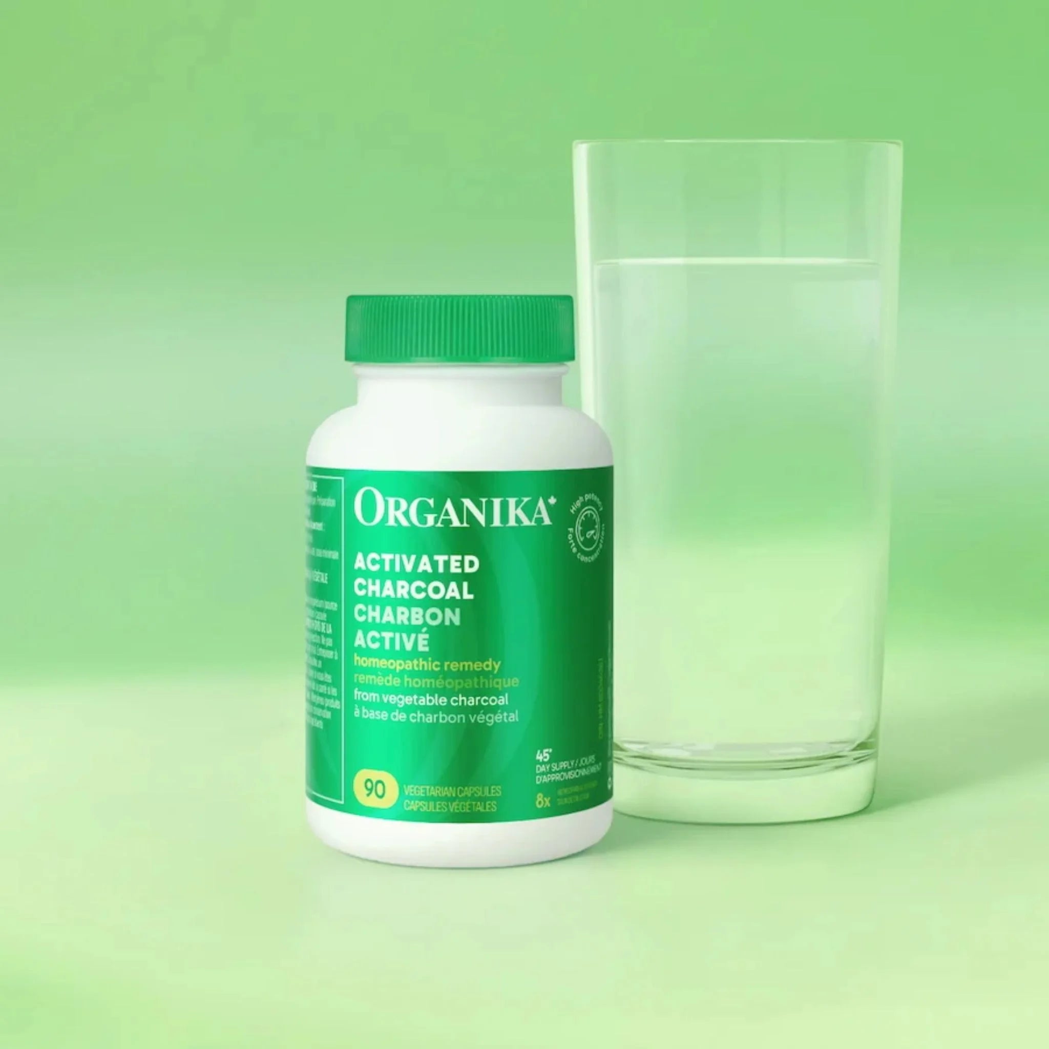 Organika Activated Charcoal 90vcaps