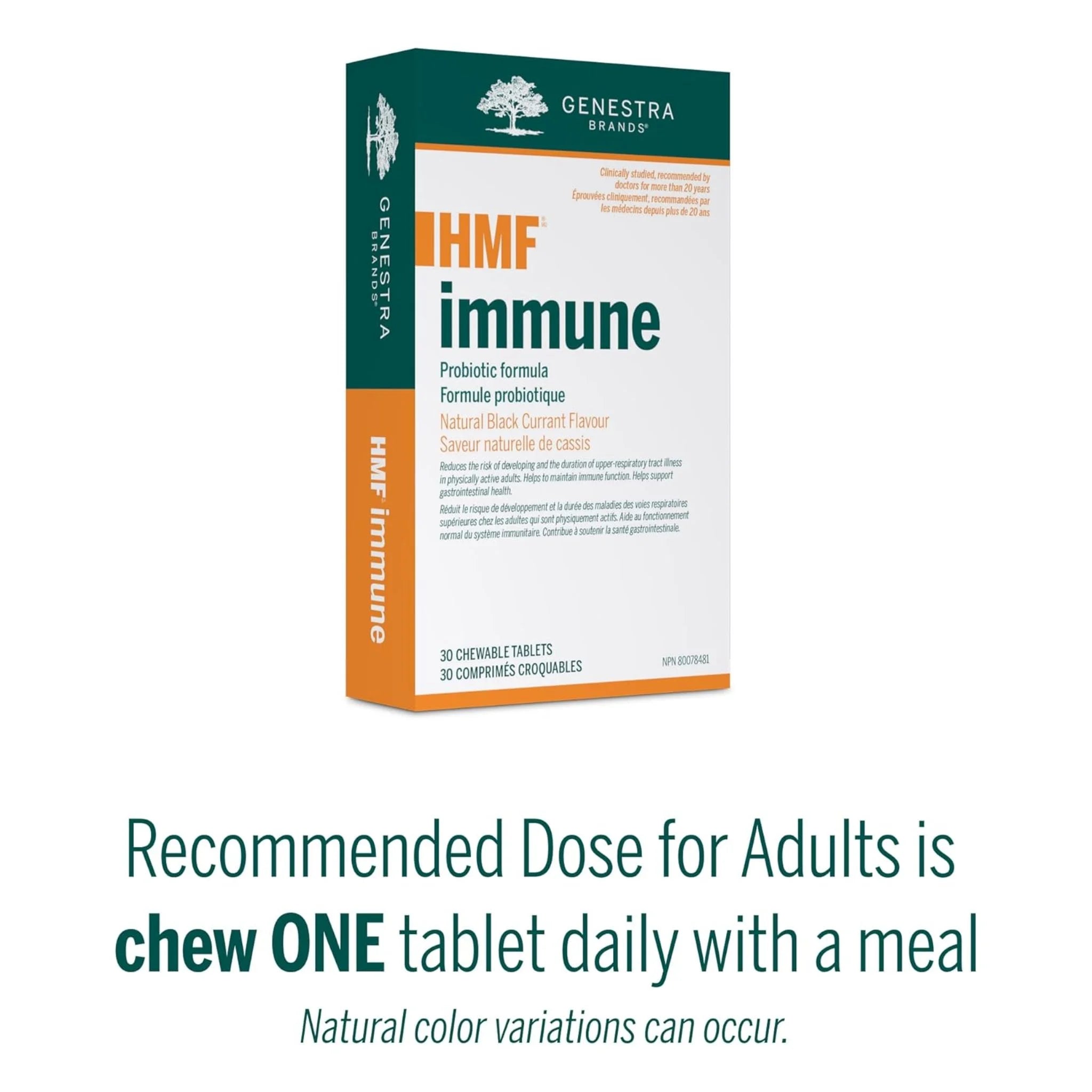 Genestra Brands HMF Immune Probiotic (30 Tablets) - Nature's Source Inc