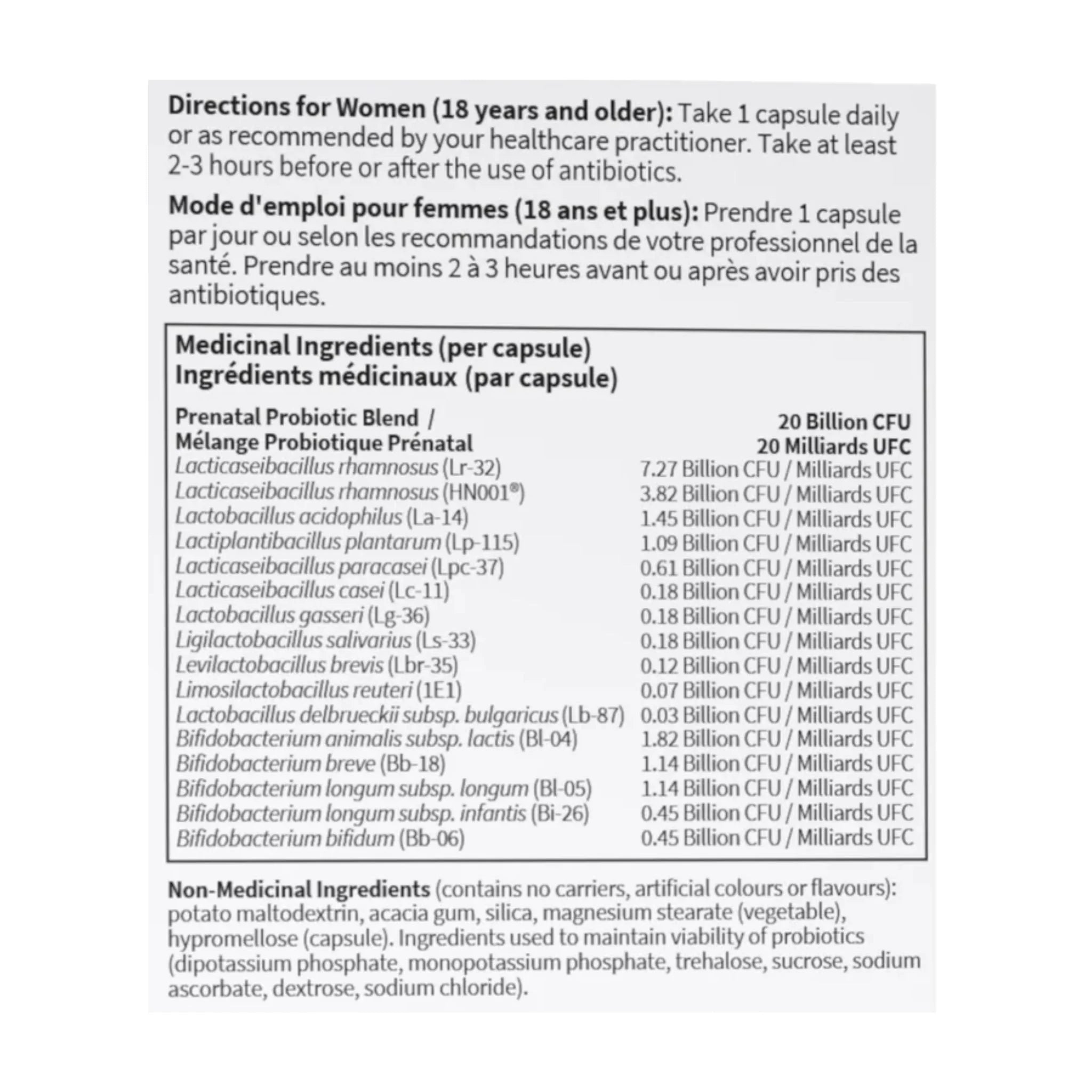 Garden of Life Dr. Formulated Probiotics Once Daily Prenatal Shelf Stable 30 Veg-Caps