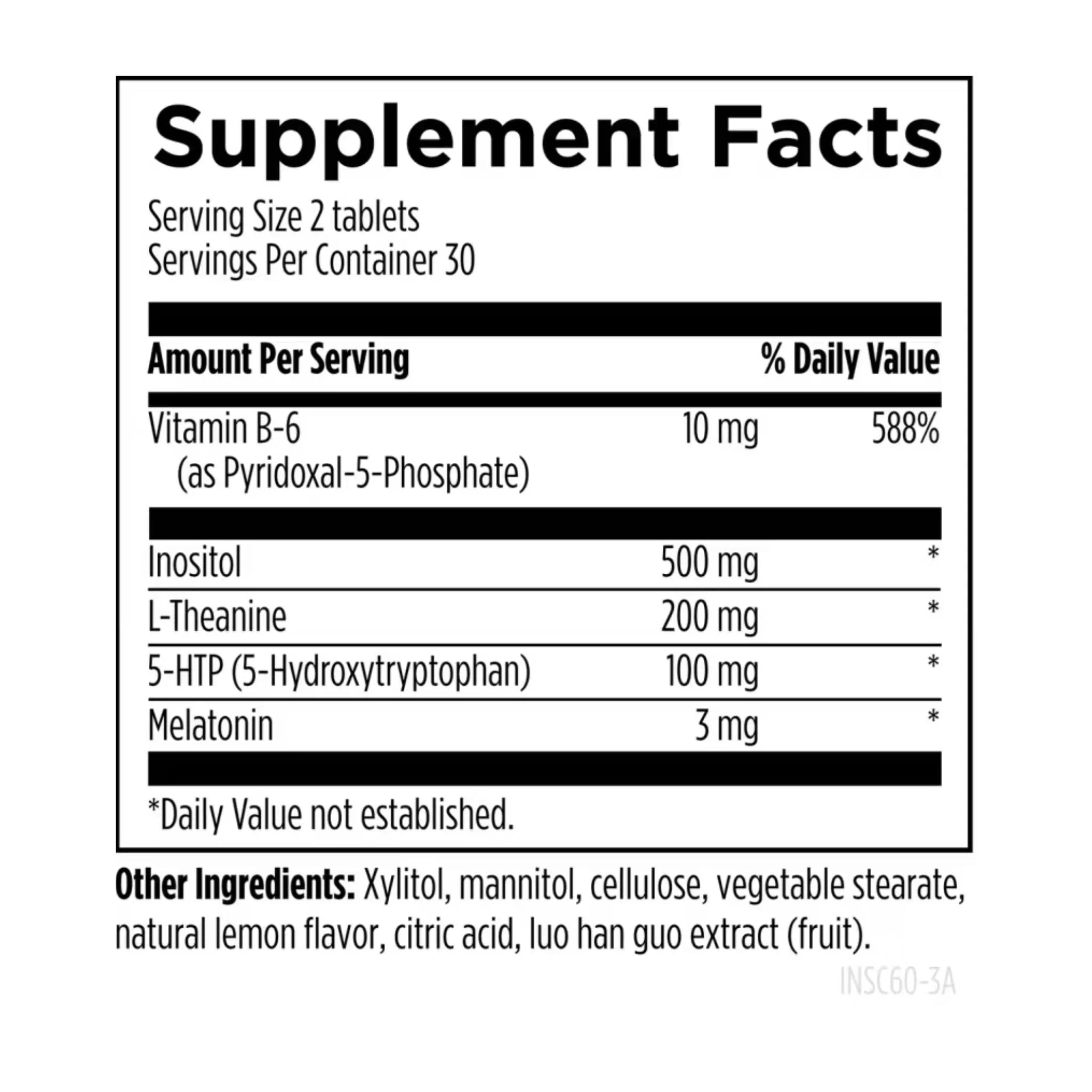 Designs for Health Insomnitol™ Chewables 60 Chewable Tablets - Nature's Source Inc