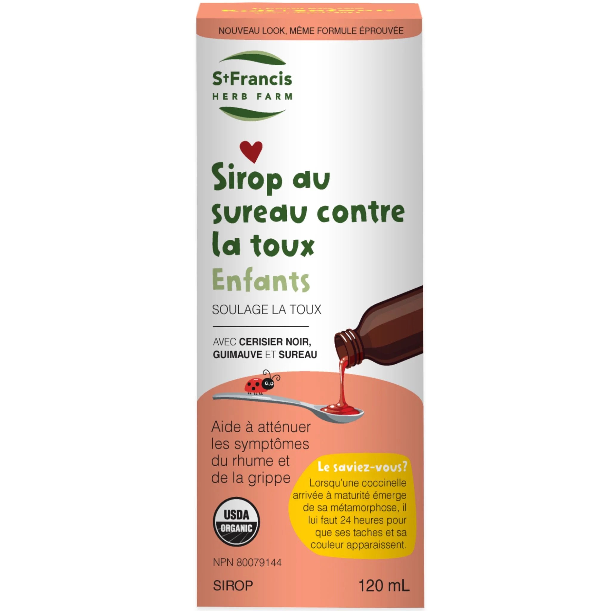 St. Francis Herb Farm Elderberry Cough Syrup Kids 120ml - Nature's Source Inc