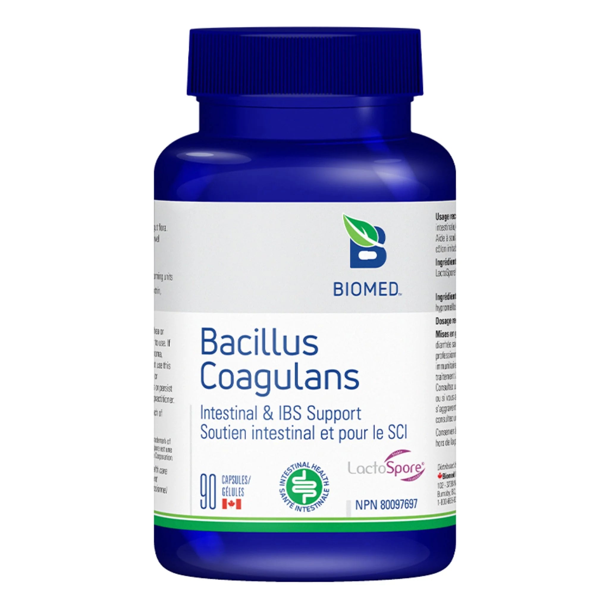 Biomed Bacillus Coagulans (90 Capsules) - Nature's Source Inc