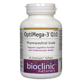 Bioclinic Naturals OptiMega - 3 Q10 60 Softgels - Nature's Source Inc