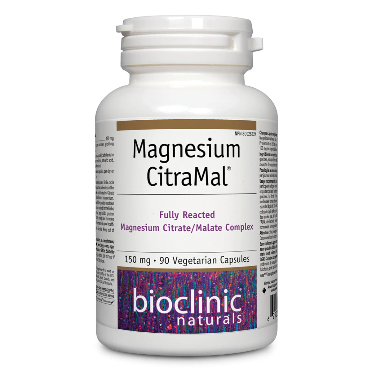 Bioclinic Naturals Mag CitraMal 150mg 90 Veg - Caps - Nature's Source Inc