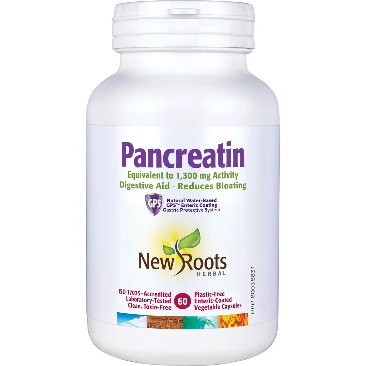 New Roots Pancreatin 60 Capsules