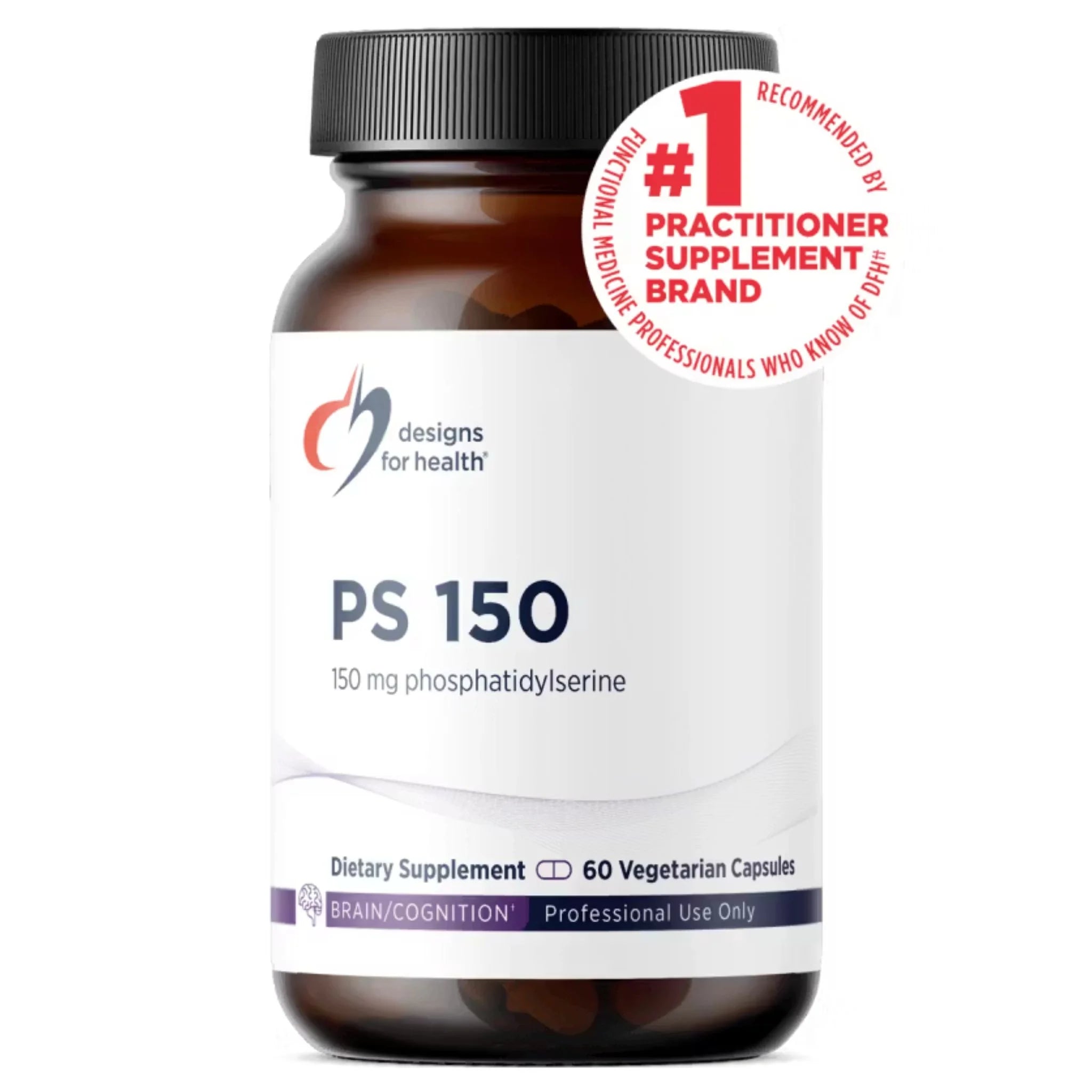 Designs for Health Phosphatidylserine PS 150mg 60 Capsules - Nature's Source Inc