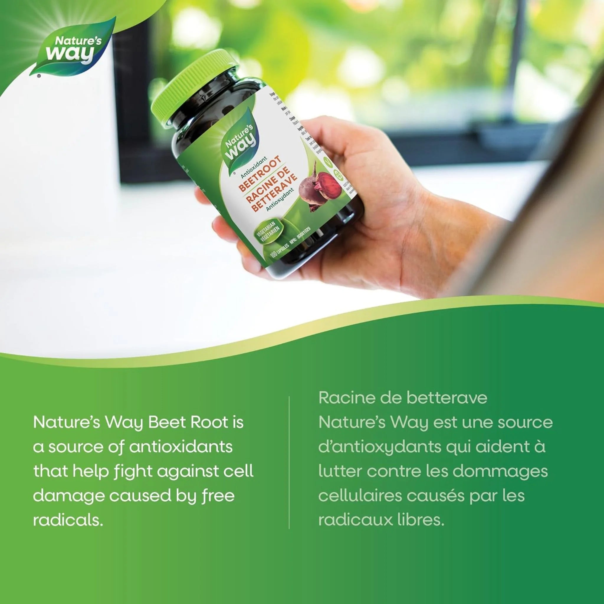 Nature's Way Beet Root Powder - 100 Veg Capsules