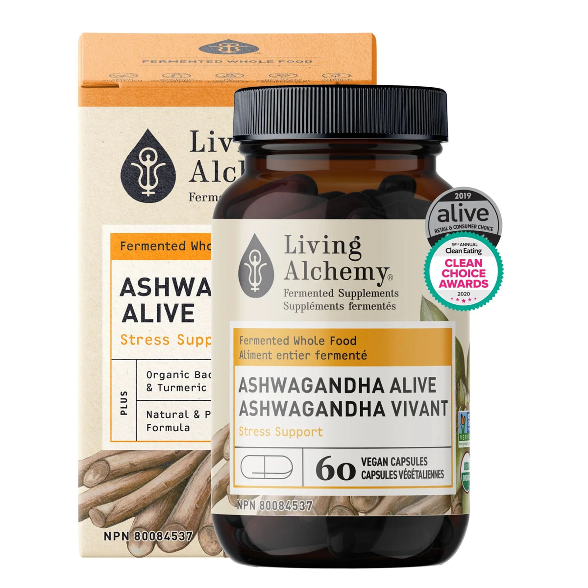 Living Alchemy Ashwagandha Alive 60 Veg Capsules