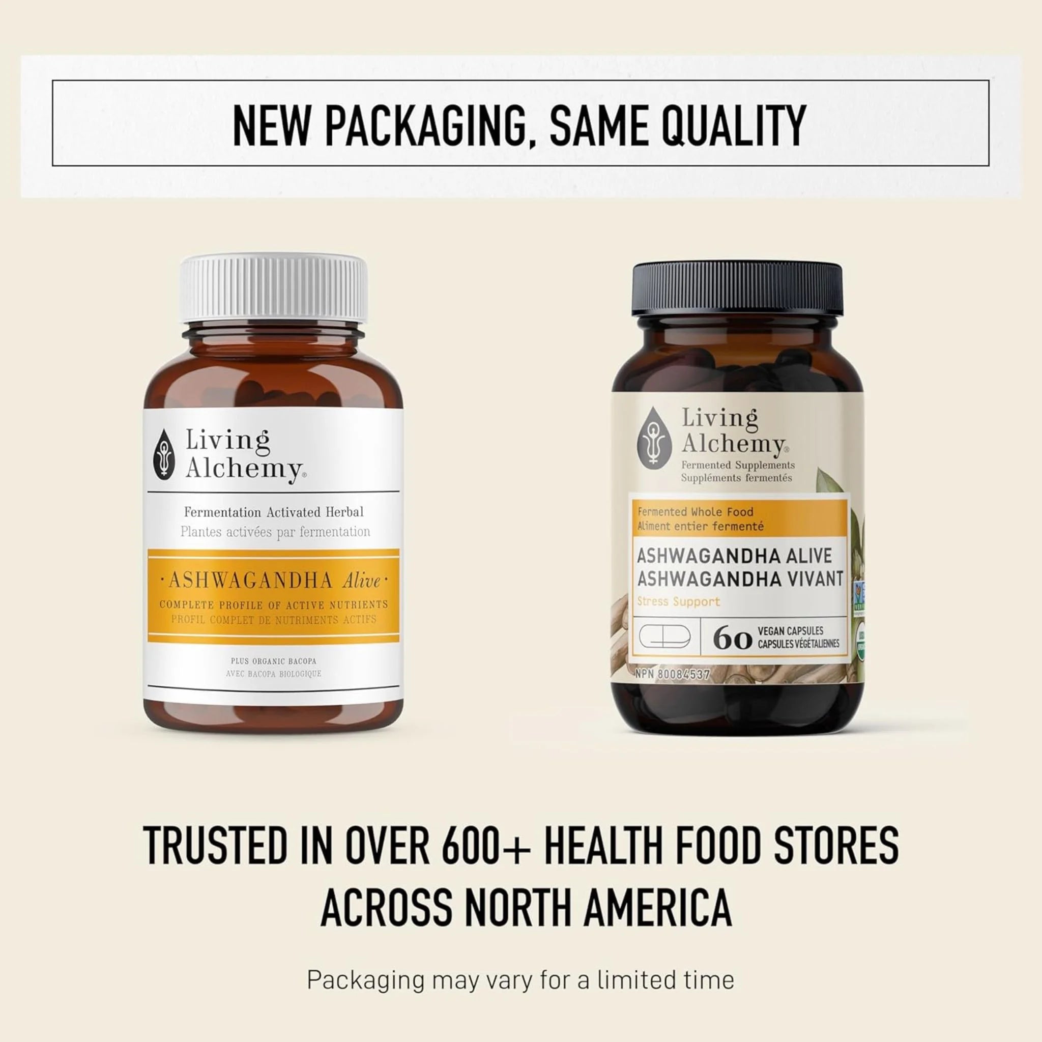 Living Alchemy Ashwagandha Alive 60 Veg Capsules