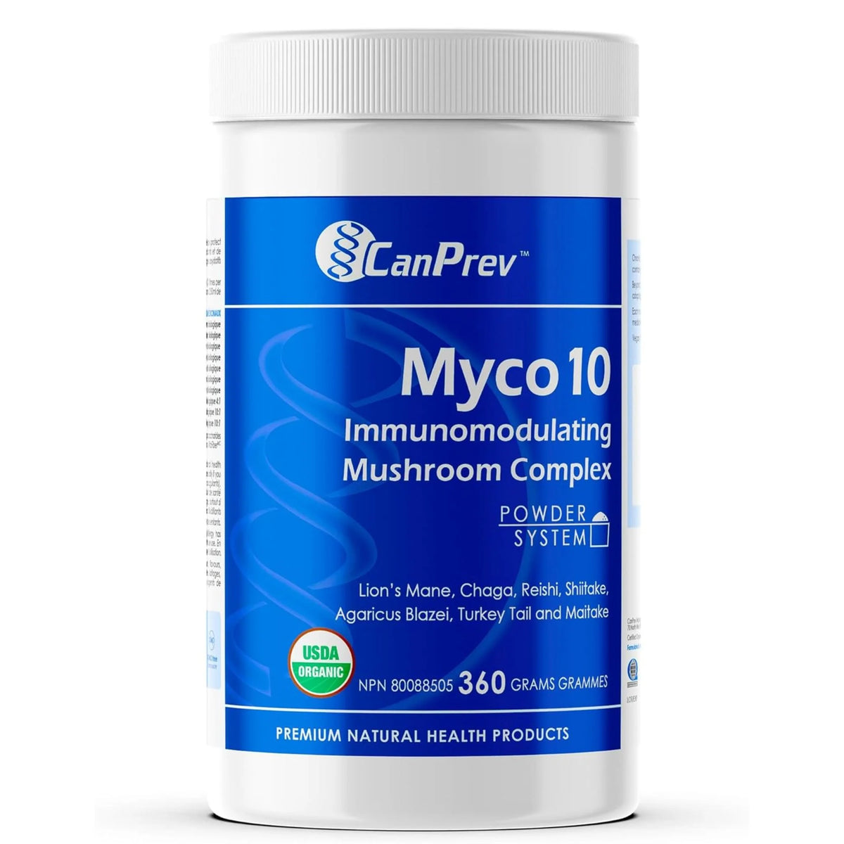 CanPrev Myco10 Powder (Antioxidant) - 360g - Nature's Source Inc