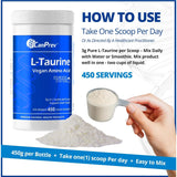 CanPrev L-Taurine Vegan Amino Acid - 450g