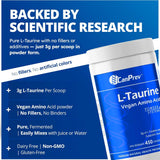 CanPrev L-Taurine Vegan Amino Acid - 450g