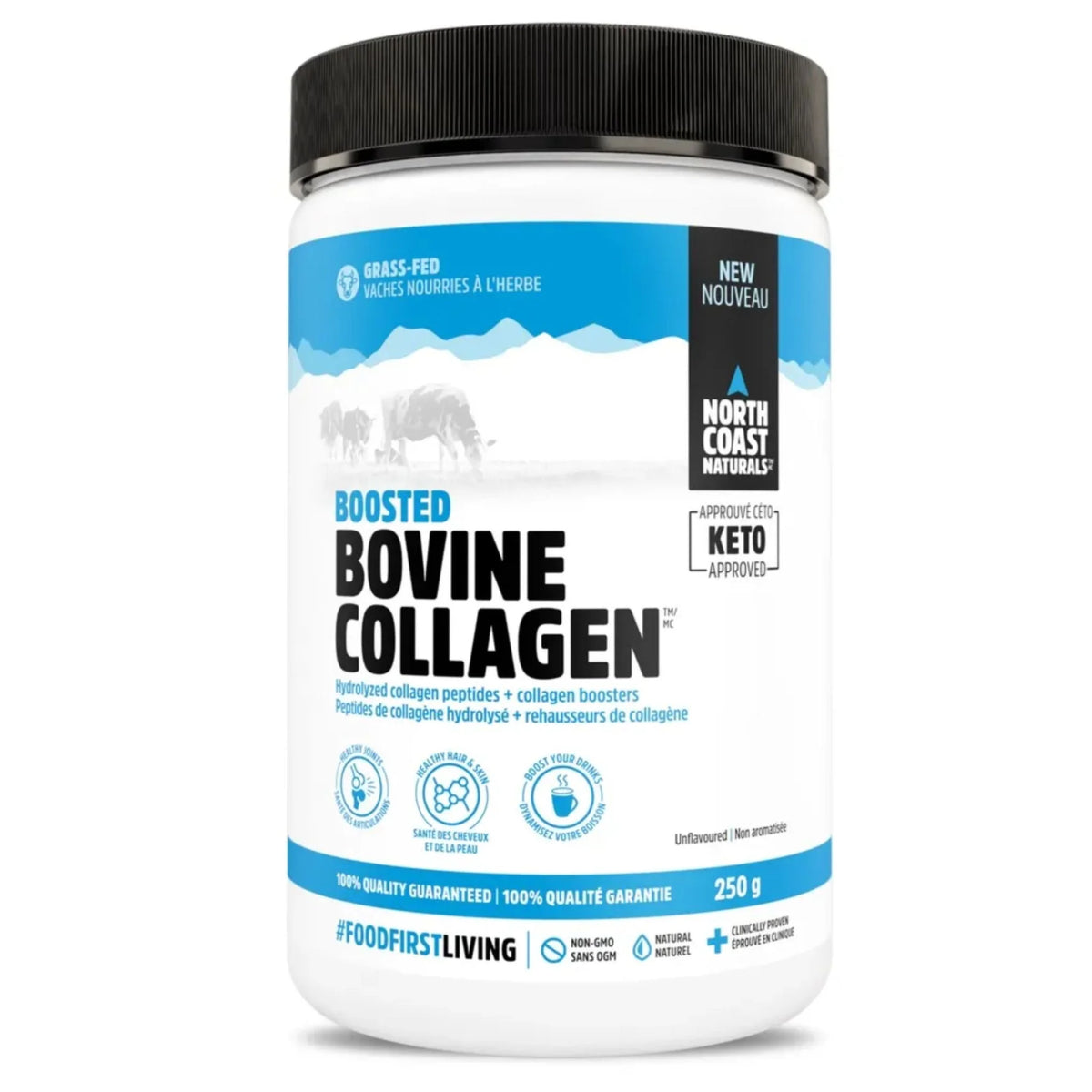 North Coast Naturals Unflavored Boosted Bovine Collagen - 250g