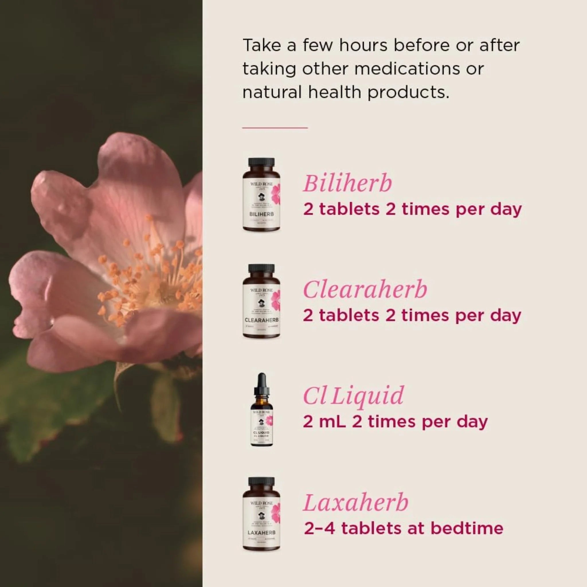 Wild Rose Gentle Herbal D Tox Kit