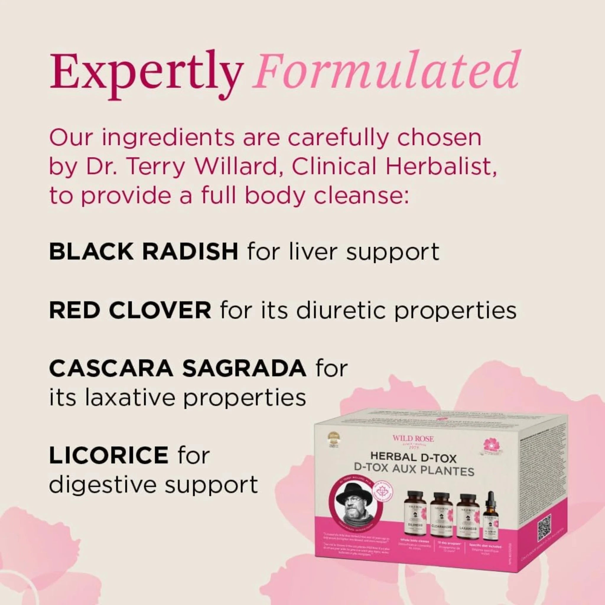 Wild Rose Gentle Herbal D Tox Kit