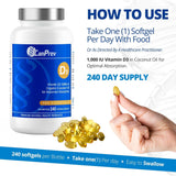 CanPrev Vitamin D3, 1000 IU, 240 Softgels - Nature's Source Inc