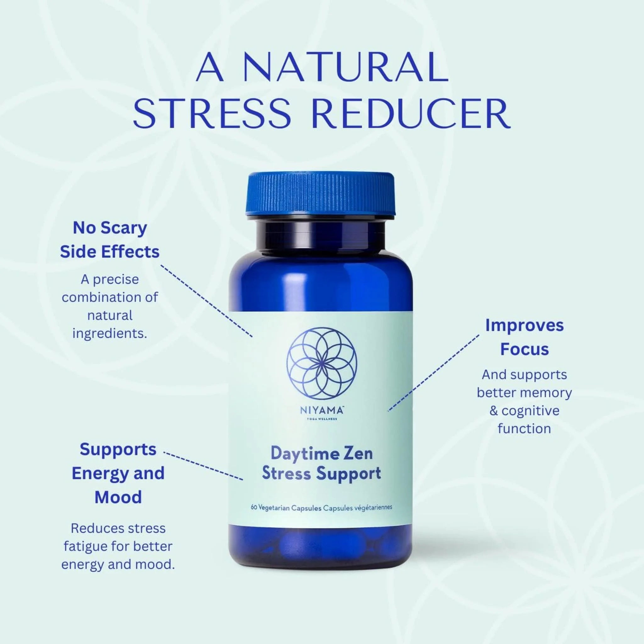 Niyama Daytime Zen Stress-Support Supplement 60 Vegan-Caps