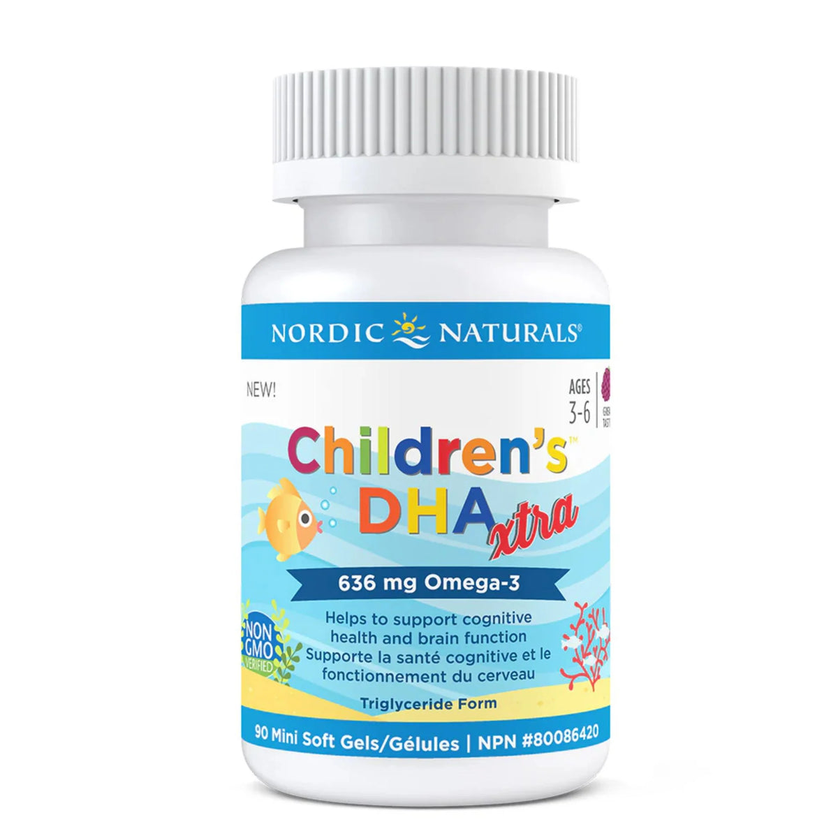 Nordic Naturals Children's DHA Xtra 90 Mini-Softgels