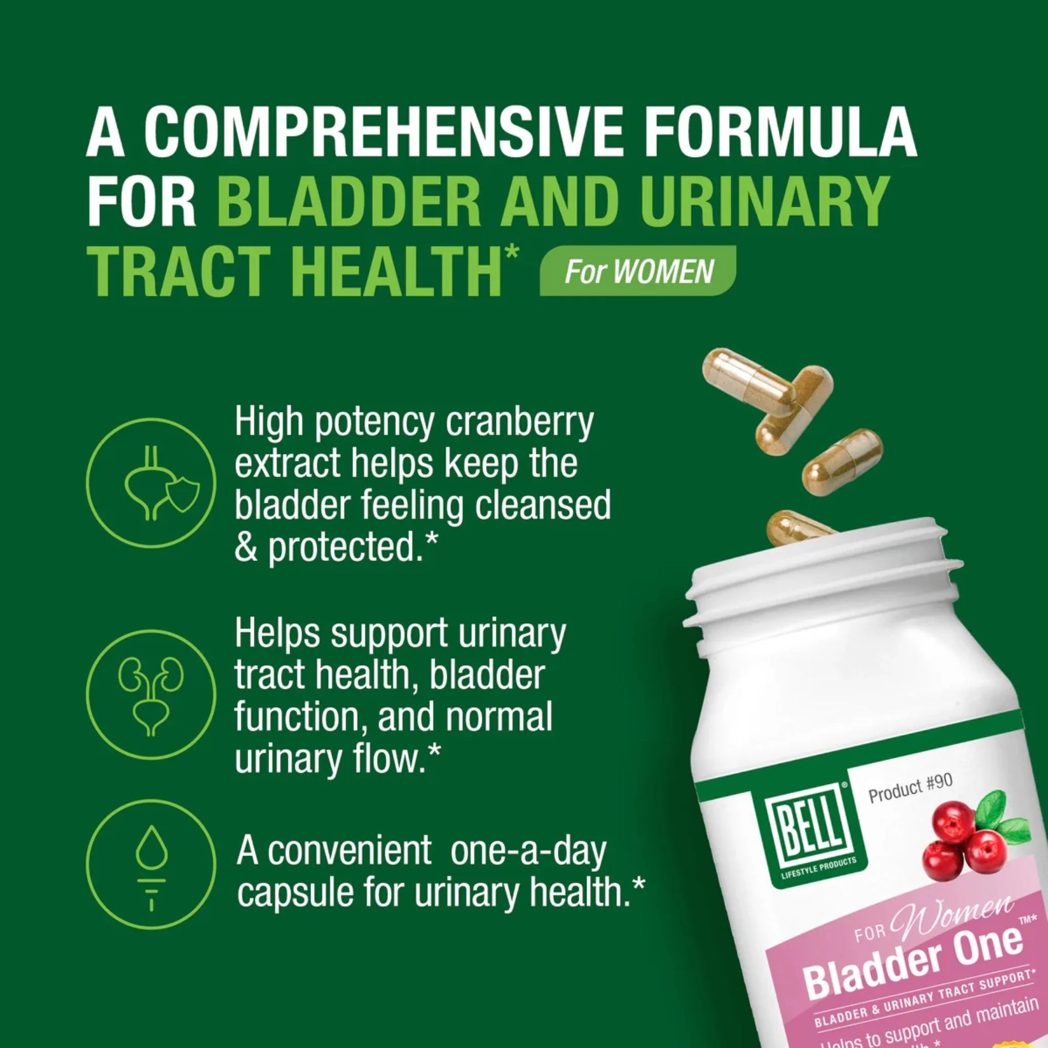 Bell Lifestyle Bladder One (60 Capsules)