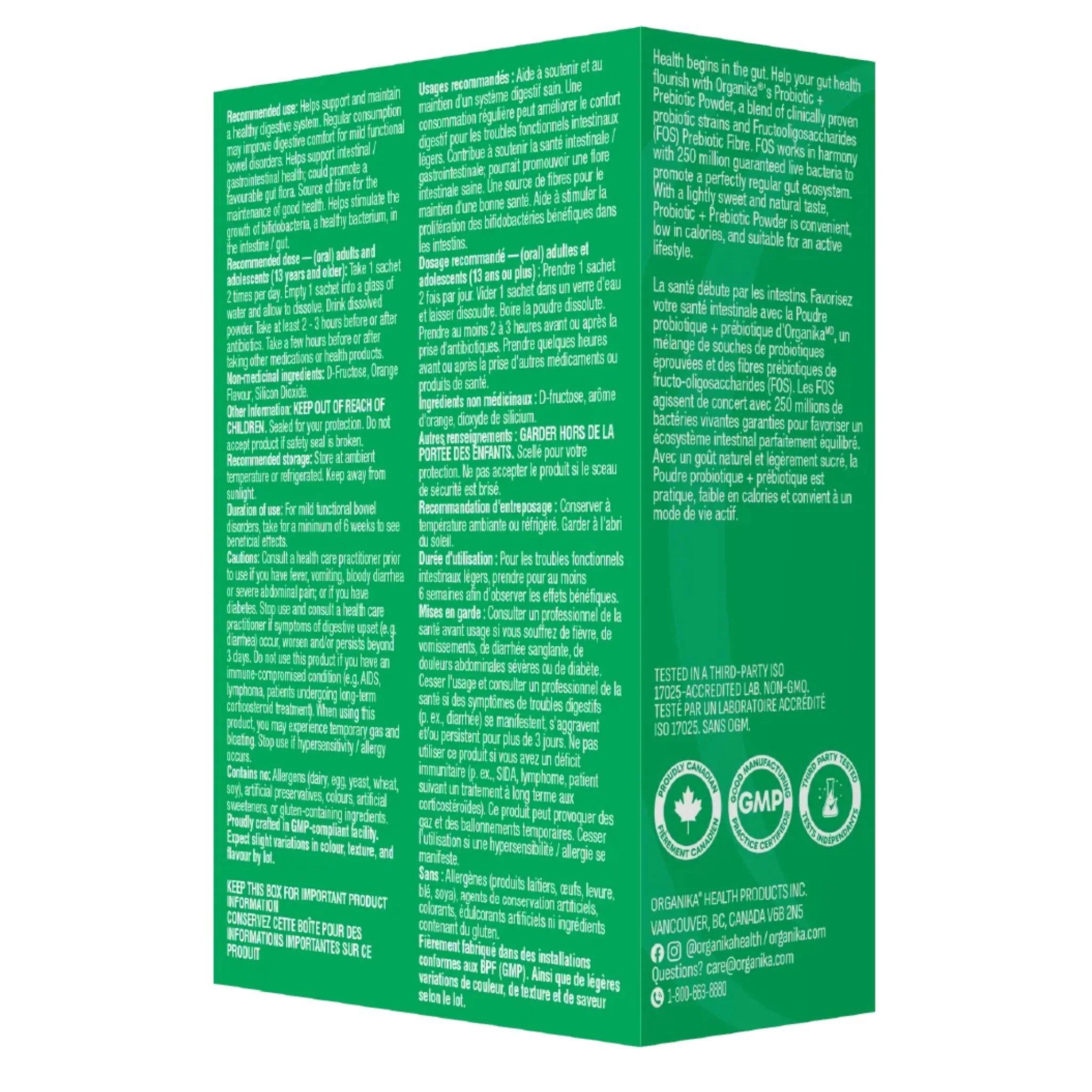 Organika Prebiotic Probiotic Powder - 42g