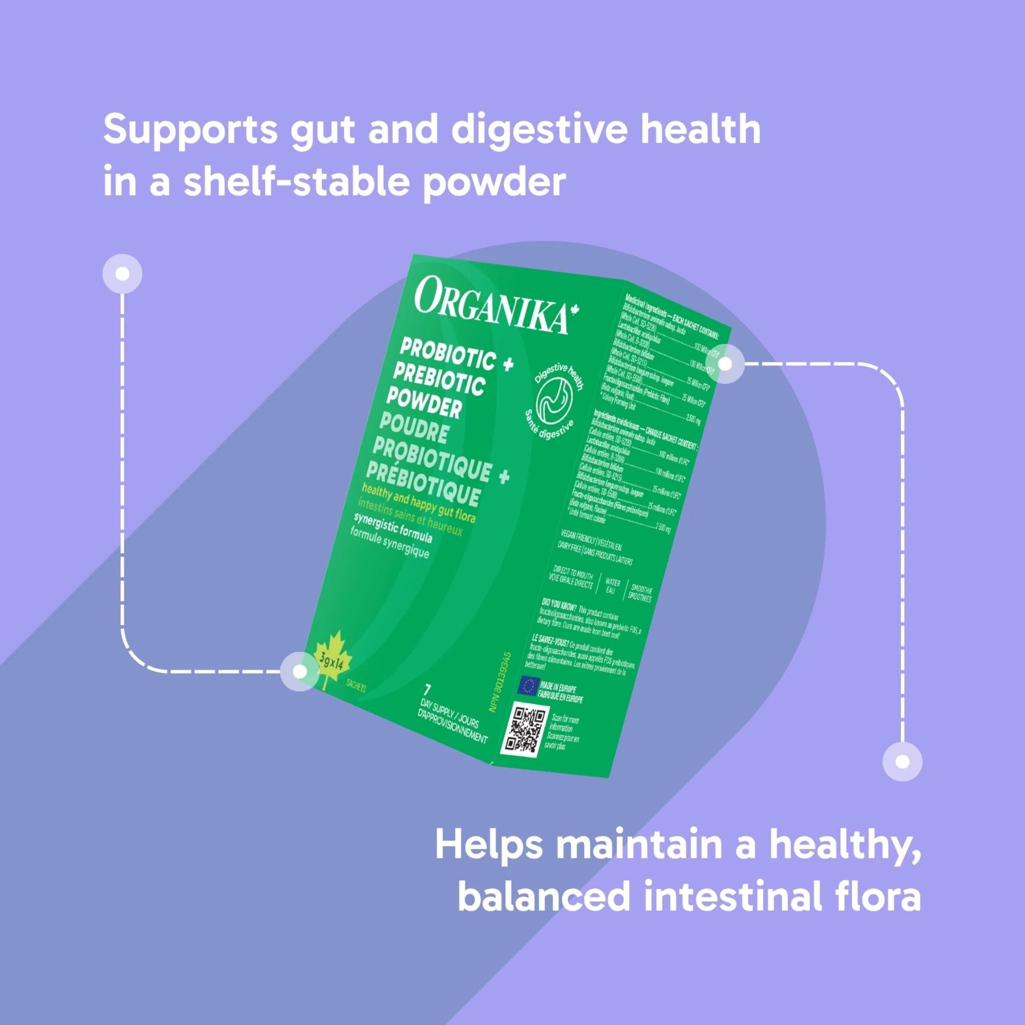 Organika Prebiotic Probiotic Powder - 42g