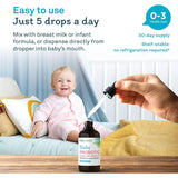 Organika Baby Probiotic Drops with Vitamin D - 7.5 ml