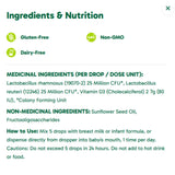 Organika Baby Probiotic Drops with Vitamin D - 7.5 ml