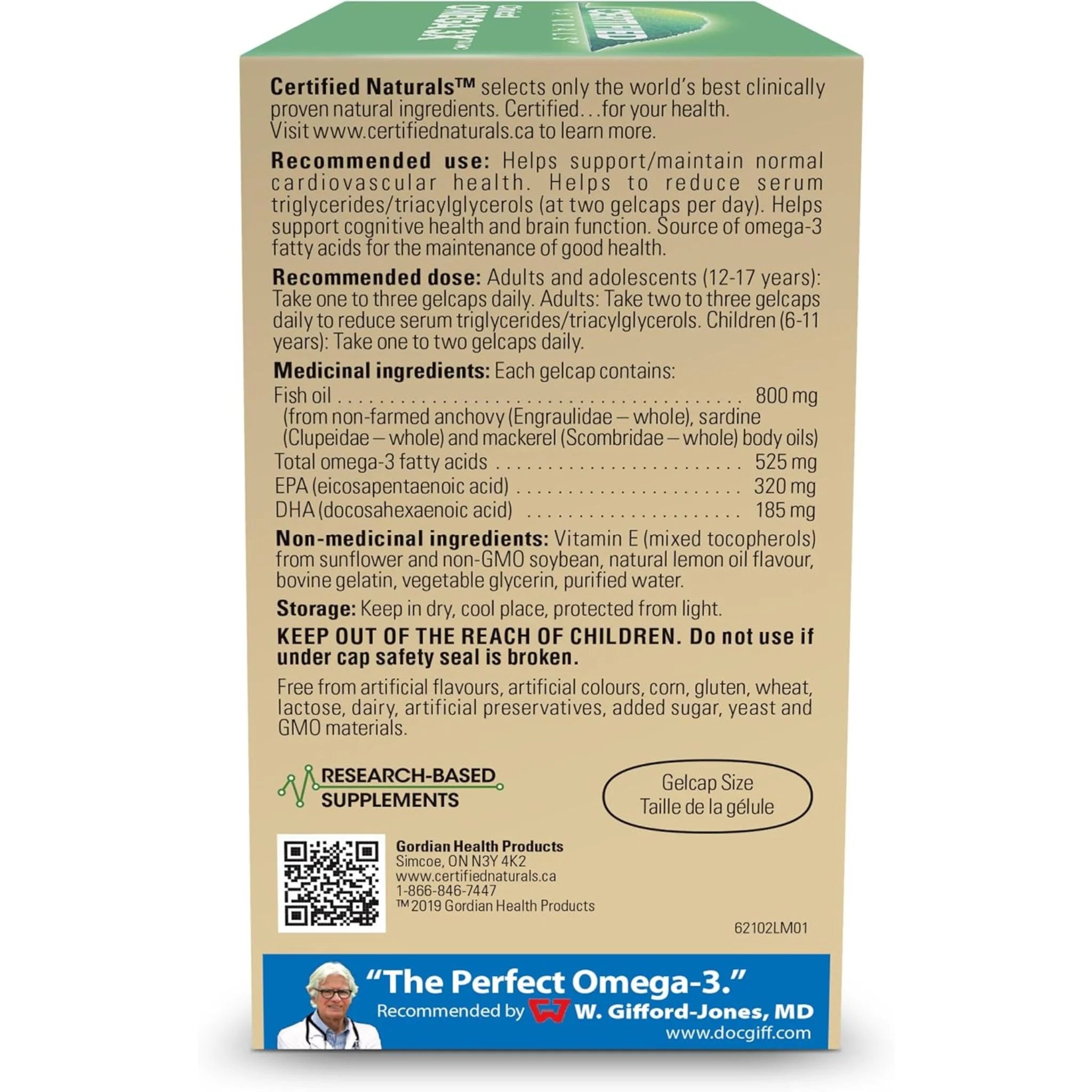 Certified Naturals Clinical Omega 3X (60 Gel Caps)